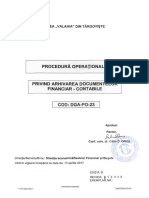 DGA-PO-23-Arhivarea Documentelor Financiar-Contabile - Ed .II 2017