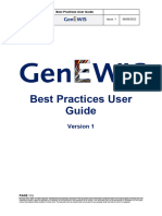 GenEWIS Best Practices User Guide