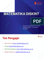 1604C014 Discrete Mathematics - Pendahuluan UAS Gasal 2023-2024