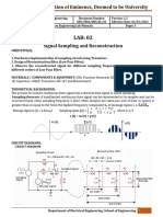 Exp 2 - Signal Sampling and Reconstruction