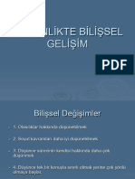 Ders-Ergenlikte Bilişsel Gelişim