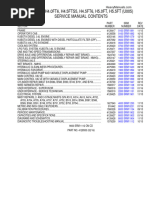 H4.0FT5, H4.0FT6, H4.5FTS5, H4.5FT6, H5.0FT, H5.5FT (U005) Service Manual Contents