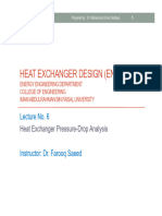 ENRG406 - L6 - HX Pressure-Drop Analysis