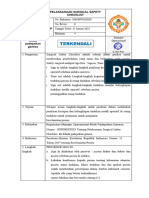 Sop Pelaksanaan Surgical Safety Checklist1 Terkendali