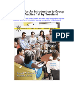 Test Bank For An Introduction To Group Work Practice 1st by Toseland