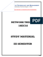 III - Network Theory - 18EC32 - Dr. Dankan Gowda V Asst. Professor, ECE