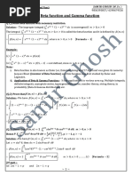 Beta Function and Gama Function