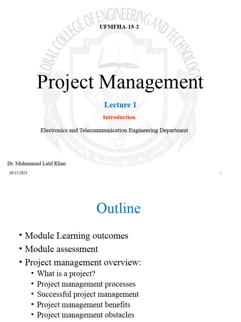 Project Management Fundamentals Overview | PDF | Project Management ...