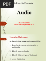 Audio Representation - LECTURE