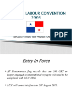 Maritime Labour Convention 2006: Implementation For Panama Flag Vessels