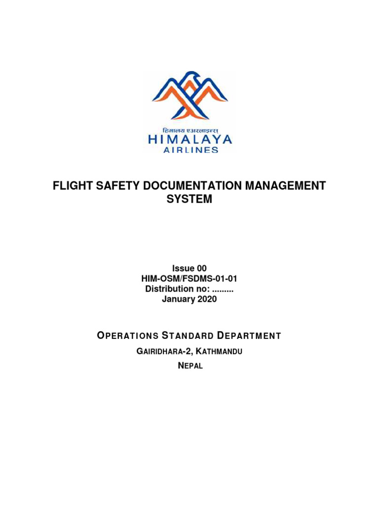 Flight Safety Documentation Manual | PDF | Business