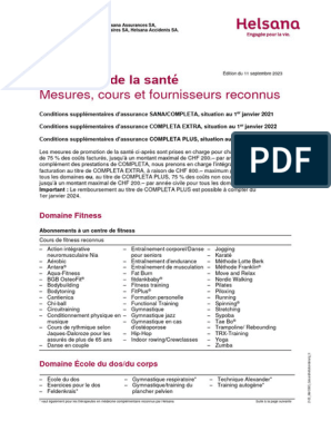 Cours Reconnus Promotion Sante, PDF, Sage-femme