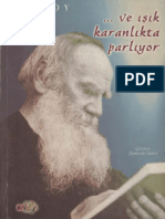 Lev Tolstoy Ve Isik Karanlikta Parliyor