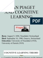 Jean Piaget and Cognitive Learning. Kanay