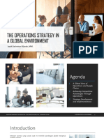 The Operations Strategy in A Global Environment