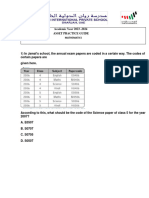 Asset Worksheet Grade V 22-12-23