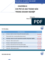 Tuần 10. Chương 6. Quản Trị Chi Phí Và Giá Thành