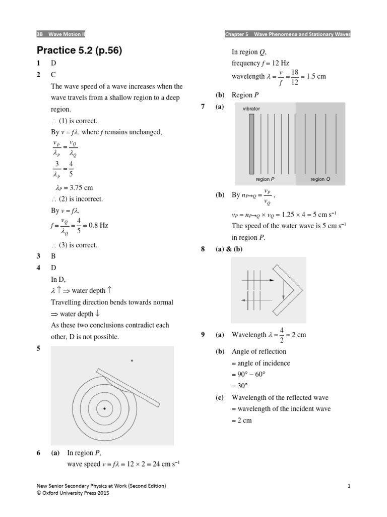 Wave Motion and Stationary Waves Analysis | PDF