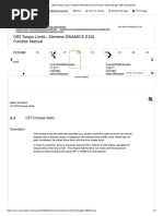 Off3 Torque Limits - Siemens SINAMICS S120 Function Manual (Page 198) - ManualsLib