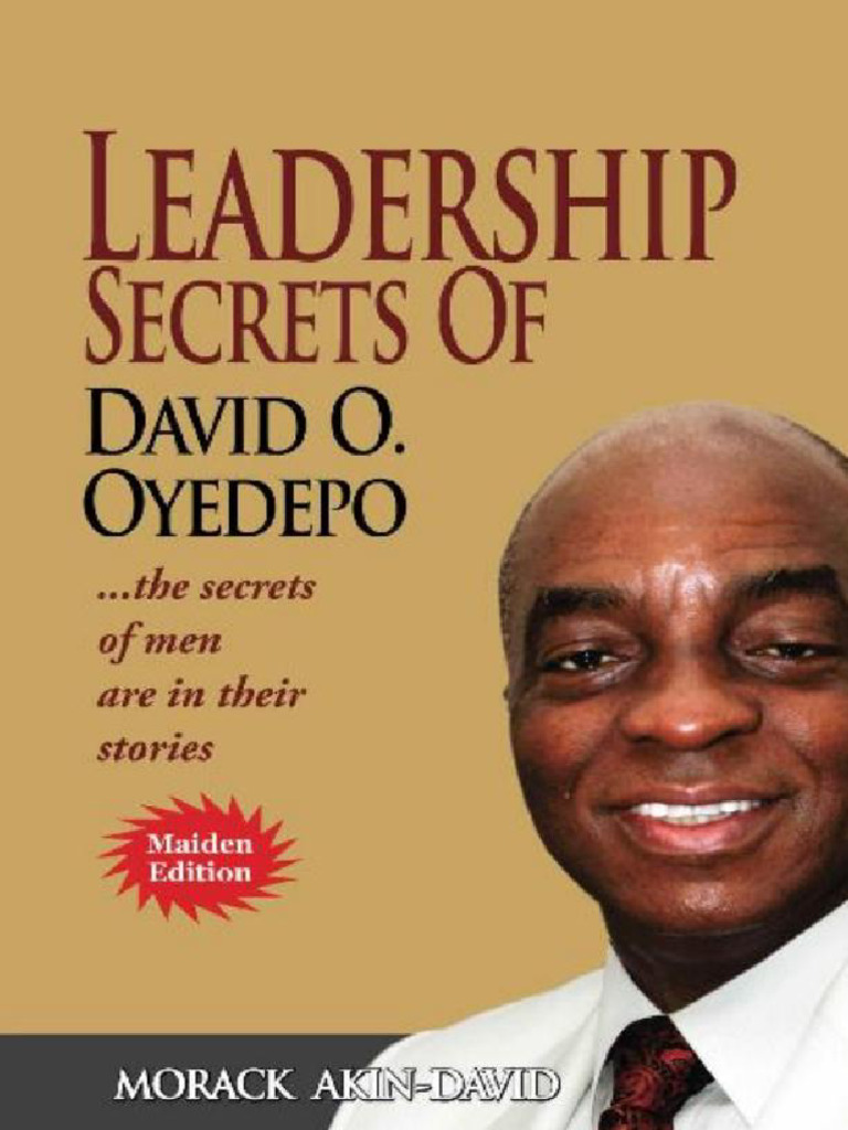 Leadership Secrets Of David O Oyedepo Pdf Devil Jesus