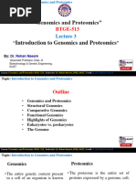 Genomics and Proteomics