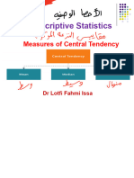 Final Lecture Measures of Central Tendency