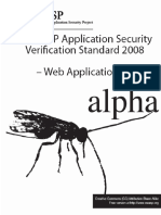 Asvs Webapp Alpha 2008
