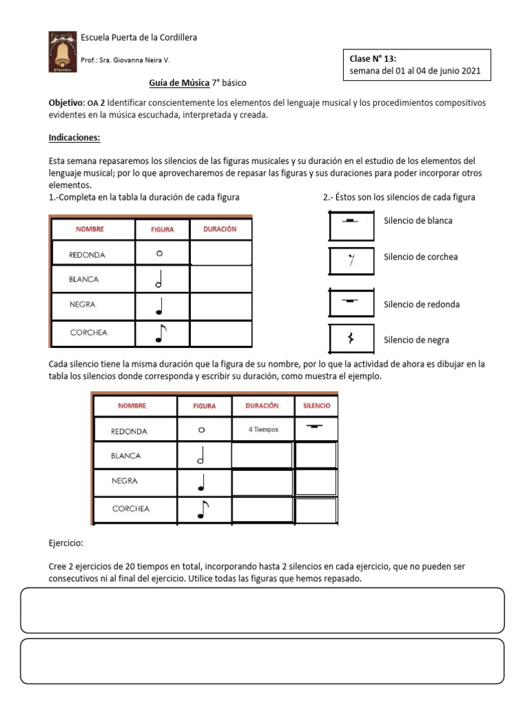Clases Junio 2021 | PDF | Elementos de la música | Teoría musical