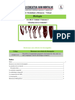 Biología 1 Guía de Aprendizaje de U3 - S3