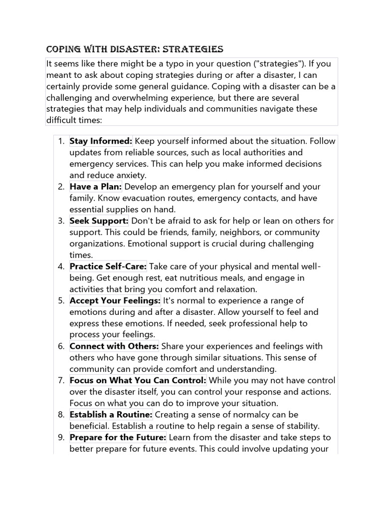 DM 4 | PDF | Emergency Management | Disaster Risk Reduction