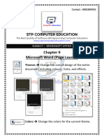 Chapter - 9 Ms Word (Page Layout)