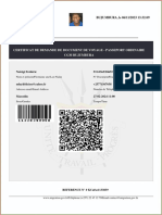 Certificat de Demande de Document de Voyage - Passeport Ordinaire CGM Bujumbura