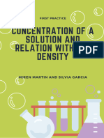 Concentration of A Solution and Relation With The Density-M&s