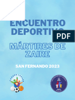 Informaciones Mártires de Zaire 2023