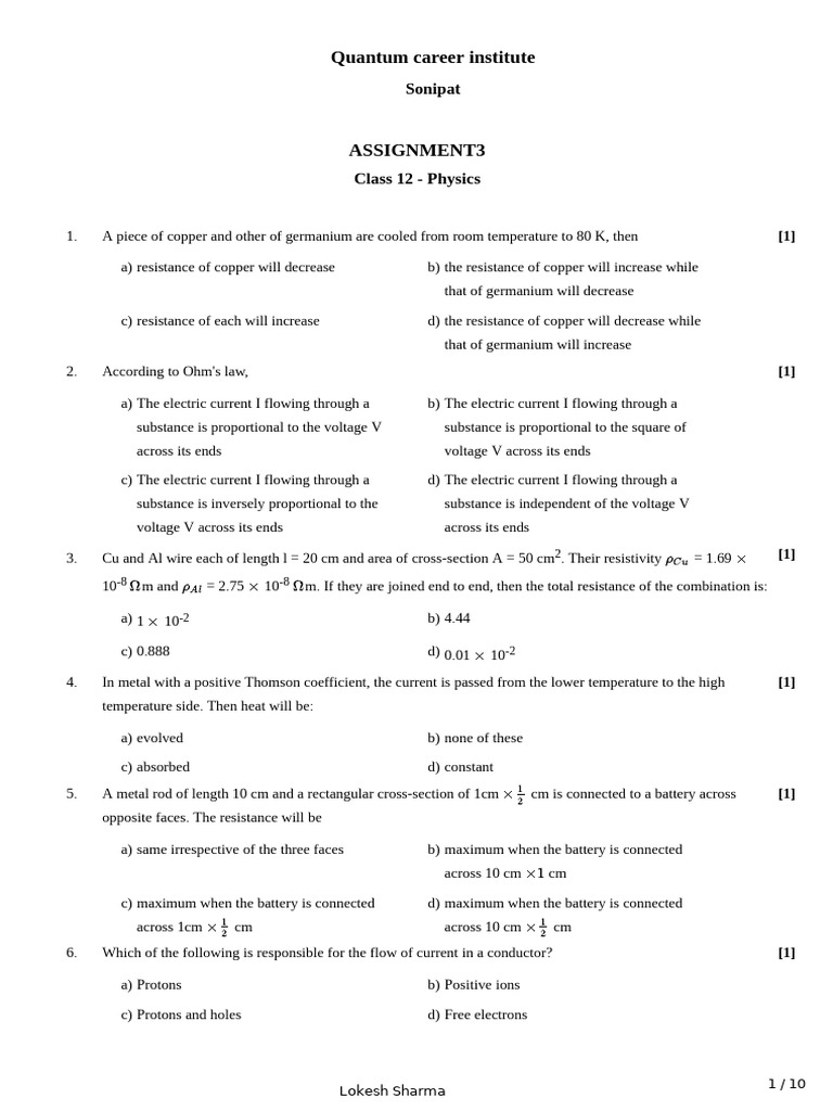 Question 1138364 | PDF | Inductor | Electrical Network