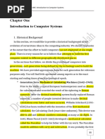 Chapter One Introduction To Computer Systems: 1. Historical Background