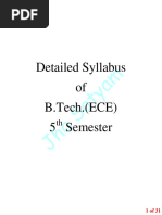 ECE (2022) 5th Sem Syllabus