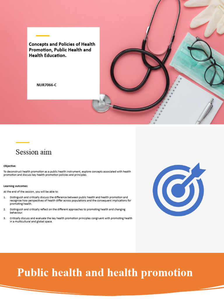 Health Promotion Concepts and Policies | PDF | Self-Improvement
