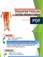 Pengantar Anatomi Dan Fisiologi