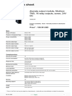 Modicon TM3 Expansion I - O Modules For M221 - M241 - M251 - TM3DQ16R