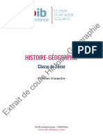 Extrait de Cours 5eme Histoire Geographie