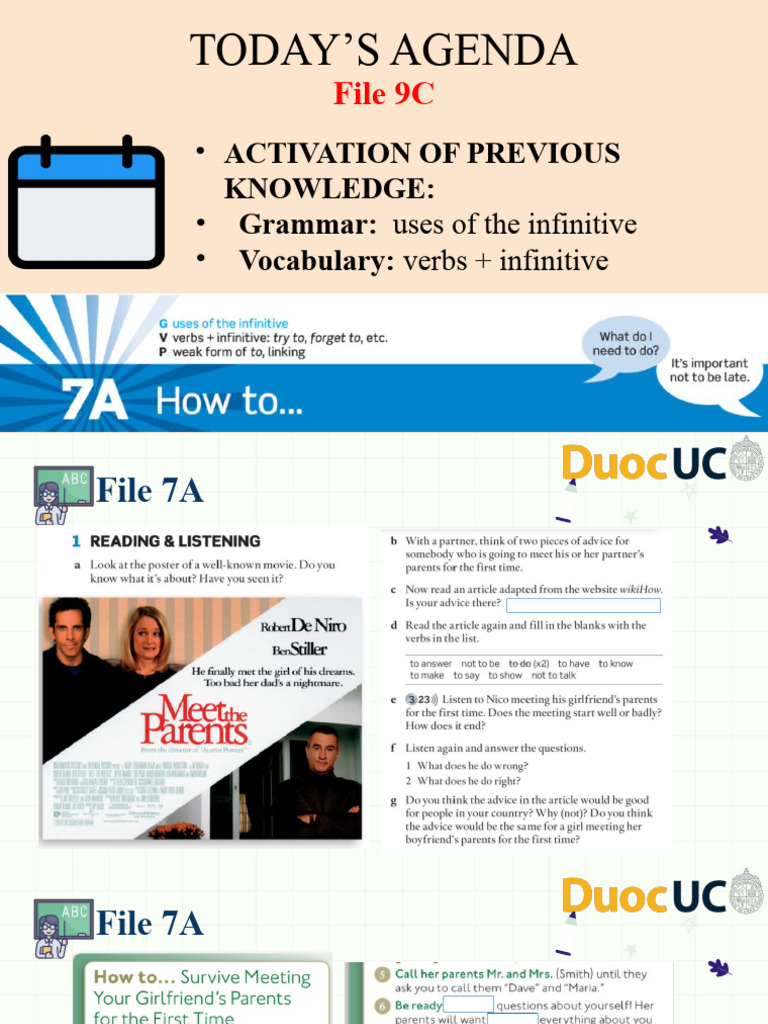 Grammar and Vocabulary Agenda Overview | PDF | Syntax | Linguistic ...