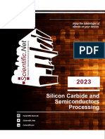 Silicon Carbide and Semiconductors Processing - Catalogue - 2023