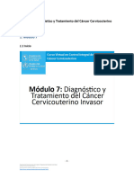 Módulo 7 - Diagnóstico y Tratamiento Del Cóncer Cervicouterino Invasor