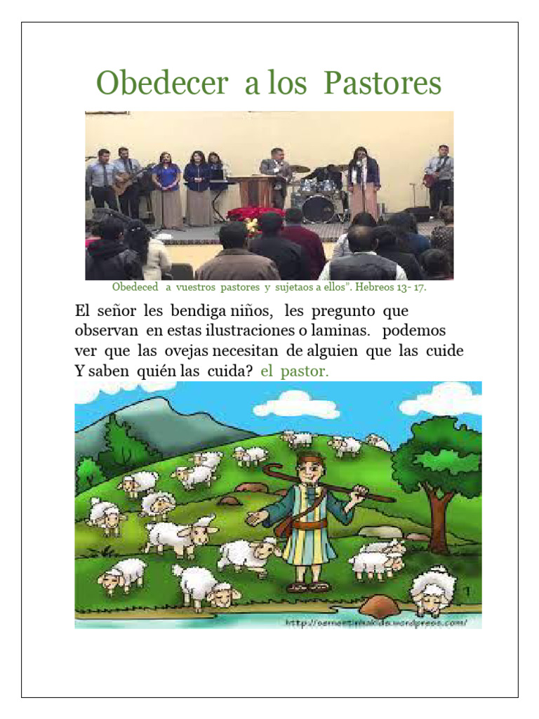 Obedecer a los Pastores | PDF