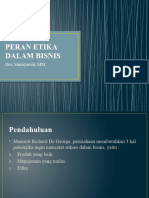 Peran Etika Dalam Bisnis