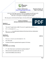 Green Acres - STD 6 (2023-24) - Sem 1 (Sample Paper) (Q)