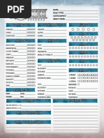 F.A.T.A.L. RPG Character Sheet | PDF | Mathematics