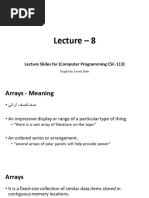 Lecture 8 CP Arrays 26092023 104704am