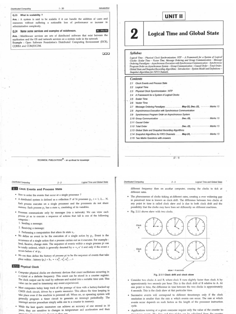Distributed Computingunit 2 | PDF